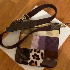 Coach pattern crossbody bag
